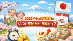 2026年4月の年金増額はいつの支給日から反映される？
