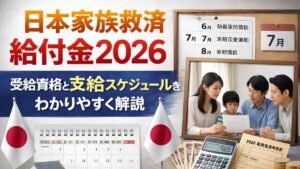 日本家族救済給付金2026速報｜受給資格と支給スケジュールをわかりやすく解説